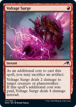 Image for Voltage Surge (171) [Kamigawa: Neon Dynasty] - Magic: The Gathering