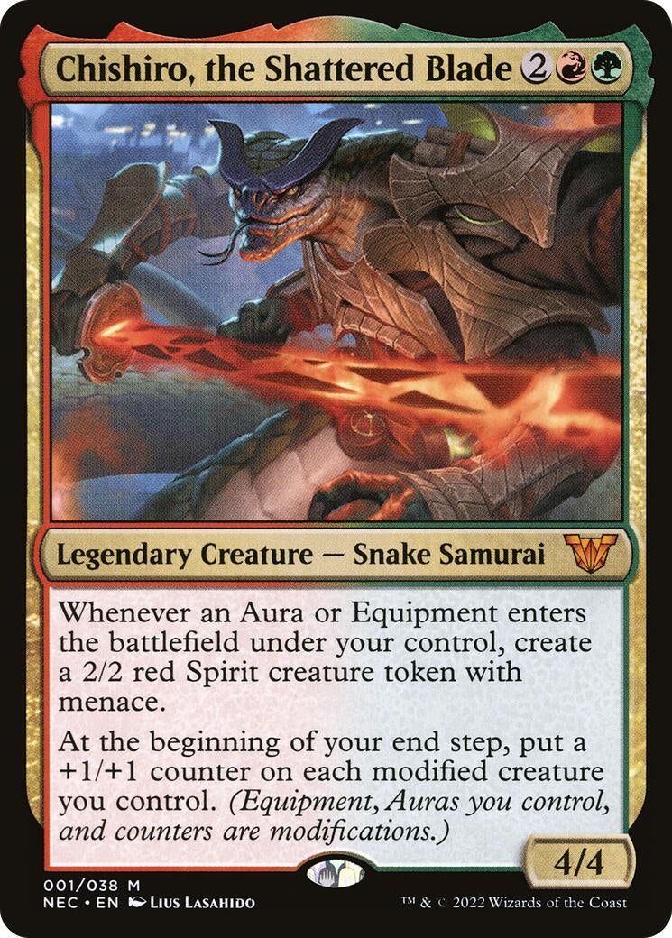 Image for Chishiro, the Shattered Blade (1) [Kamigawa: Neon Dynasty] - Magic: The Gathering