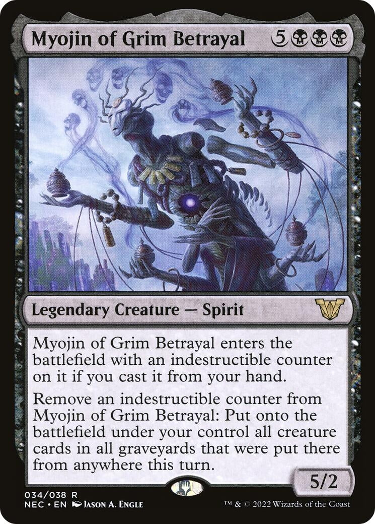 Image for Myojin of Grim Betrayal (34) [Kamigawa: Neon Dynasty] - Magic: The Gathering