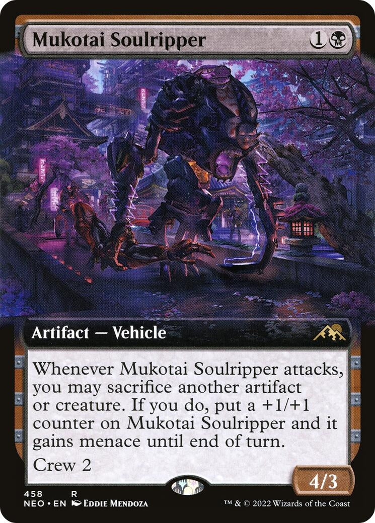 Image for Mukotai Soulripper (Extended Art) (458) [Kamigawa: Neon Dynasty] - Magic: The Gathering