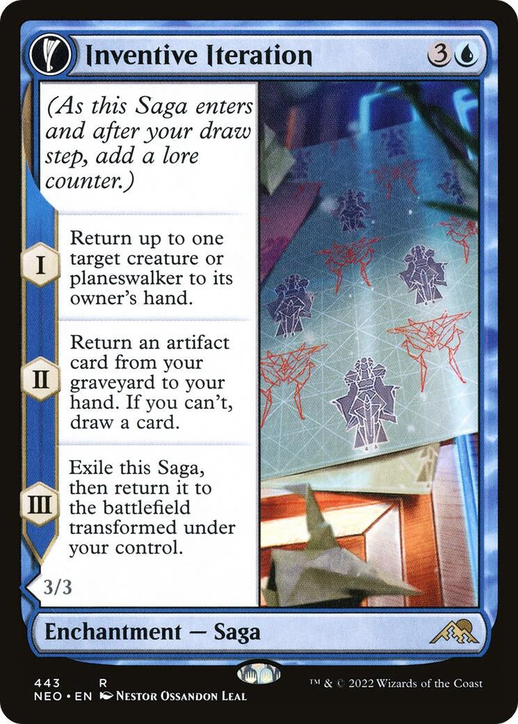 Image for Inventive Iteration (Extended Art) (443) [Kamigawa: Neon Dynasty] - Magic: The Gathering
