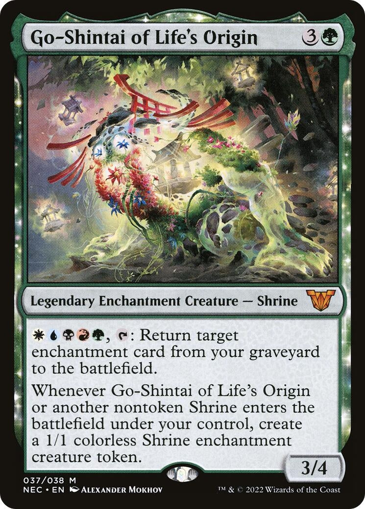 Image for Go-Shintai of Life's Origin (37) [Kamigawa: Neon Dynasty] - Magic: The Gathering