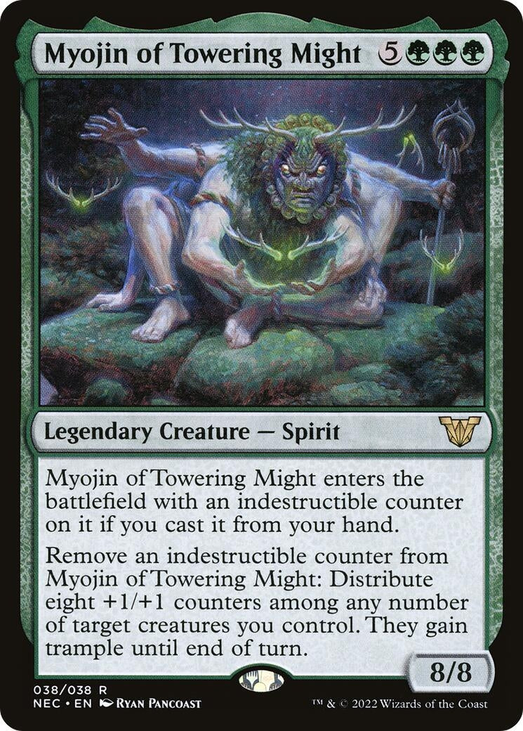 Image for Myojin of Towering Might (38) [Kamigawa: Neon Dynasty] - Magic: The Gathering