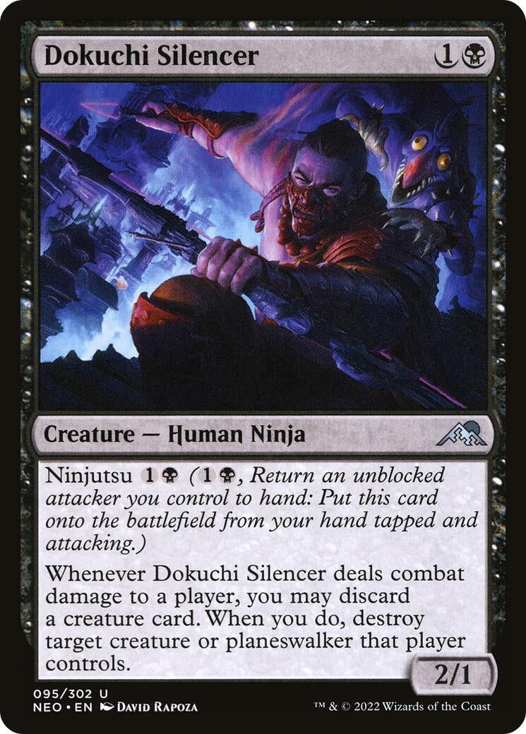 Image for Dokuchi Silencer (95) [Kamigawa: Neon Dynasty] - Magic: The Gathering