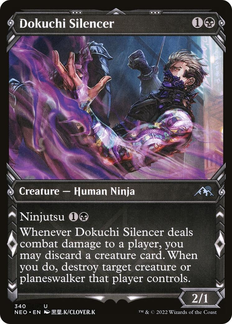 Image for Dokuchi Silencer (Showcase) (340) [Kamigawa: Neon Dynasty] - Magic: The Gathering