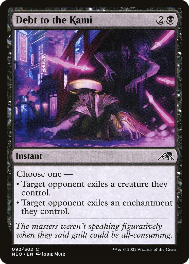 Image for Debt to the Kami (92) [Kamigawa: Neon Dynasty] - Magic: The Gathering