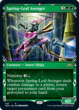 Image for Spring-Leaf Avenger (Showcase) (349) [Kamigawa: Neon Dynasty] - Magic: The Gathering