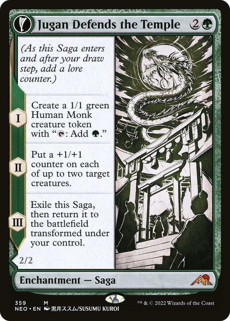 Image for Jugan Defends the Temple (Showcase) (359) [Kamigawa: Neon Dynasty] - Magic: The Gathering