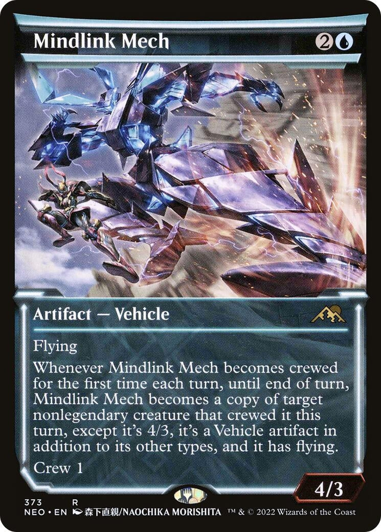 Image for Mindlink Mech (Showcase) (373) [Kamigawa: Neon Dynasty] - Magic: The Gathering