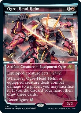 Ogre-Head Helm (Showcase) (387) [Kamigawa: Neon Dynasty]