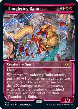 Image for Thundering Raiju (Showcase) (389) [Kamigawa: Neon Dynasty] - Magic: The Gathering