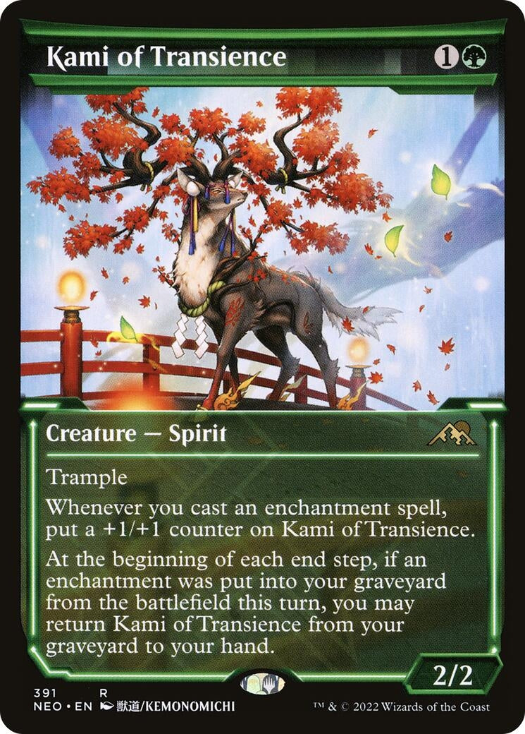 Image for Kami of Transience (Showcase) (391) [Kamigawa: Neon Dynasty] - Magic: The Gathering