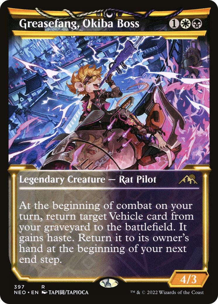 Image for Greasefang, Okiba Boss (Showcase) (397) [Kamigawa: Neon Dynasty] - Magic: The Gathering