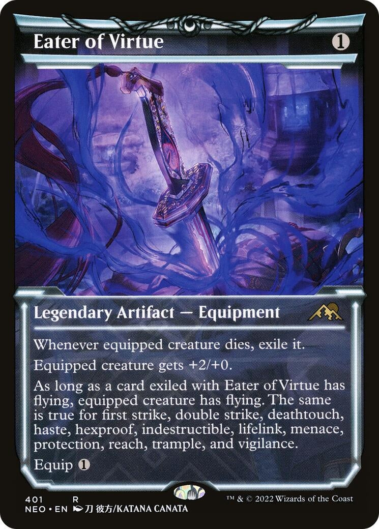 Image for Eater of Virtue (Showcase) (401) [Kamigawa: Neon Dynasty] - Magic: The Gathering