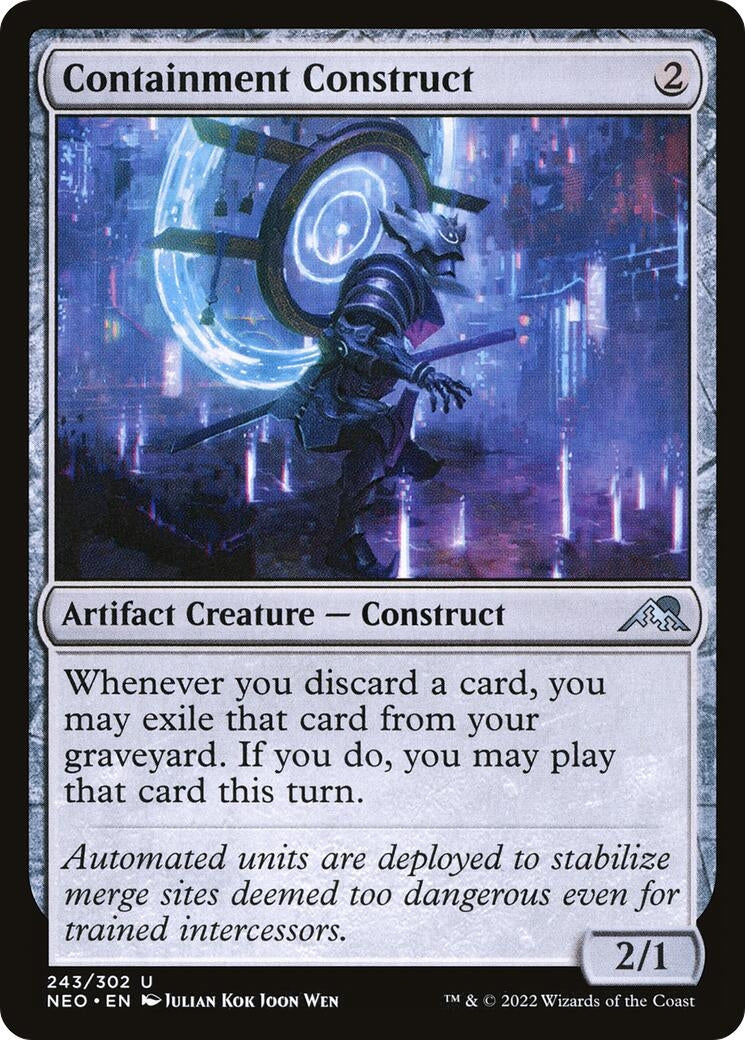 Image for Containment Construct (243) [Kamigawa: Neon Dynasty] - Magic: The Gathering