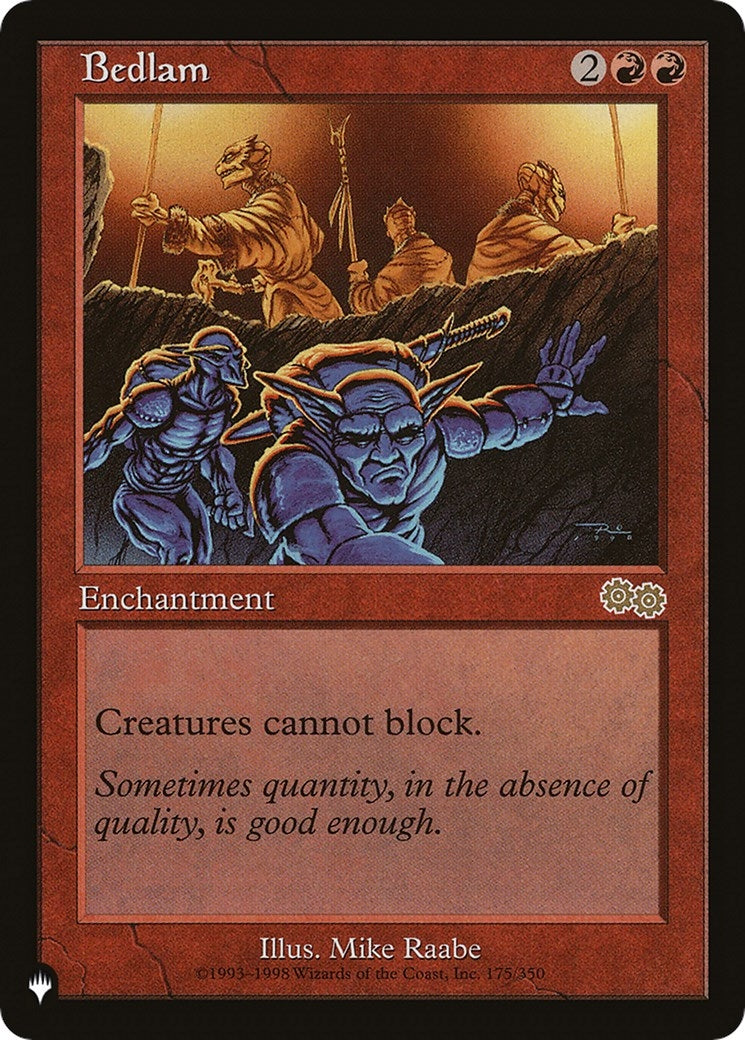 Image for Bedlam (175/350) [The List Reprints] - Magic: The Gathering
