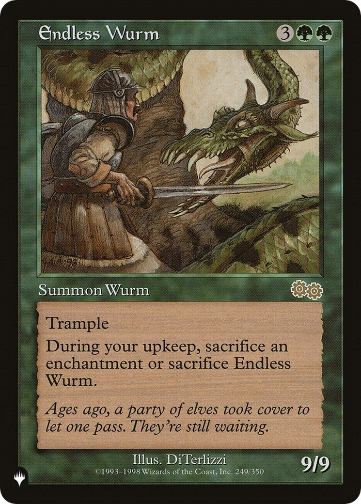 Image for Endless Wurm (249/350) [The List Reprints] - Magic: The Gathering