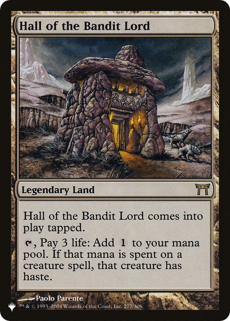 Image for Hall of the Bandit Lord (277/306) [The List Reprints] - Magic: The Gathering