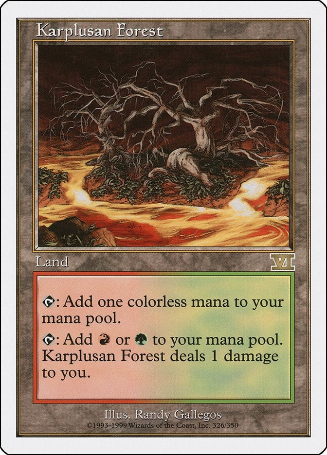 Image for Karplusan Forest (326) [Classic Sixth Edition] - Magic: The Gathering