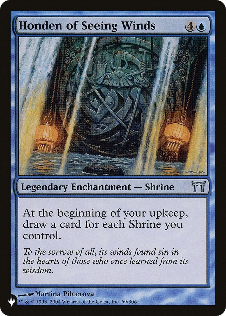 Image for Honden of Seeing Winds (69/306) [The List Reprints] - Magic: The Gathering