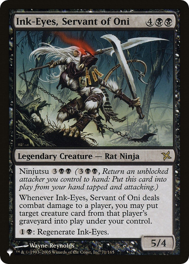 Image for Ink-Eyes, Servant of Oni (71/165) [The List Reprints] - Magic: The Gathering