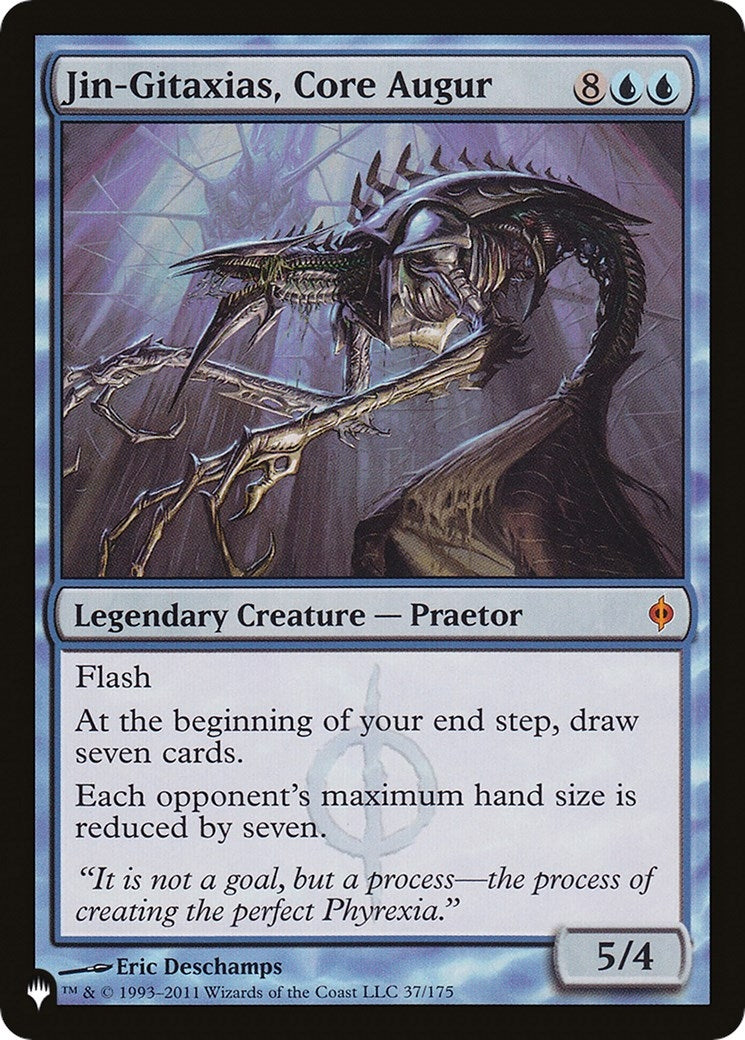 Image for Jin-Gitaxias, Core Augur (37/175) [The List Reprints] - Magic: The Gathering