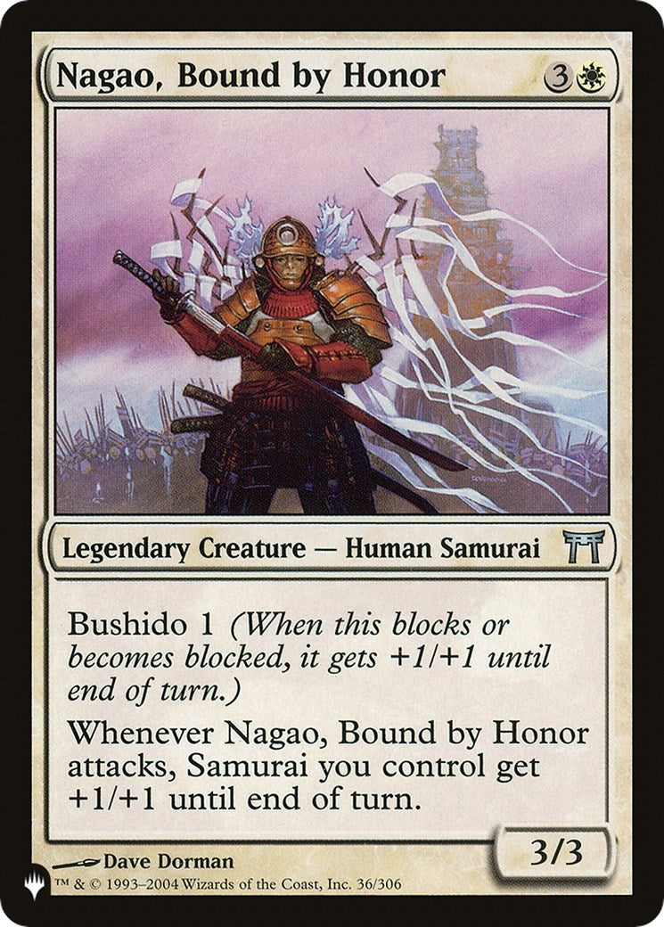 Image for Nagao, Bound by Honor (36/306) [The List Reprints] - Magic: The Gathering