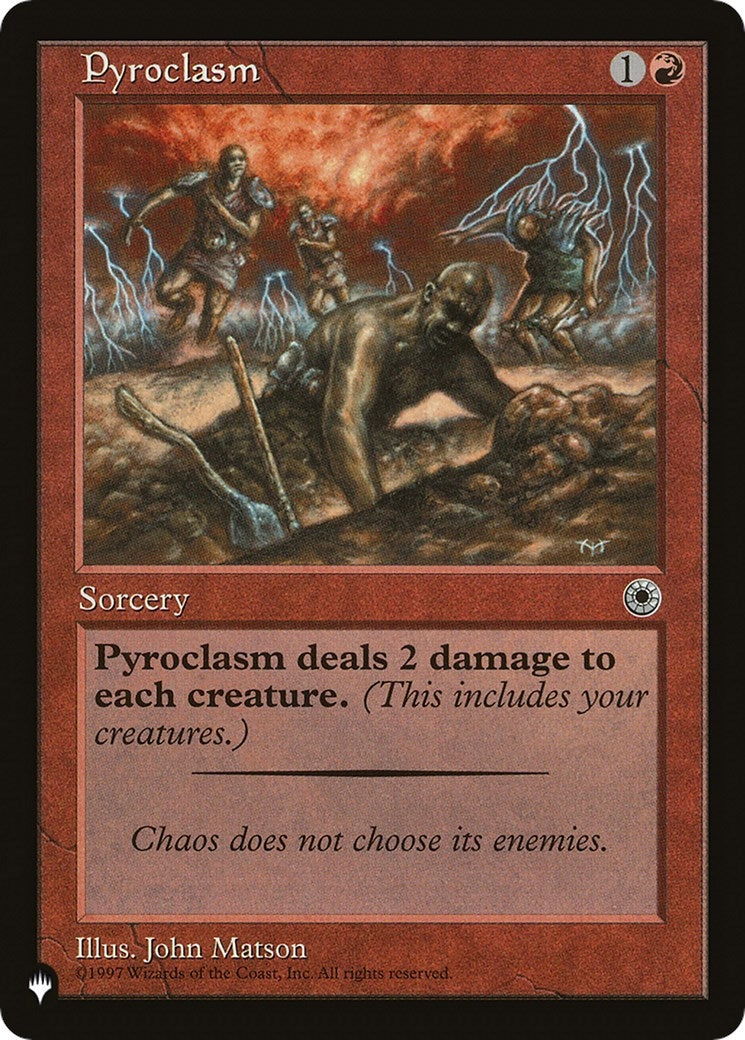 Image for Pyroclasm [The List Reprints] - Magic: The Gathering