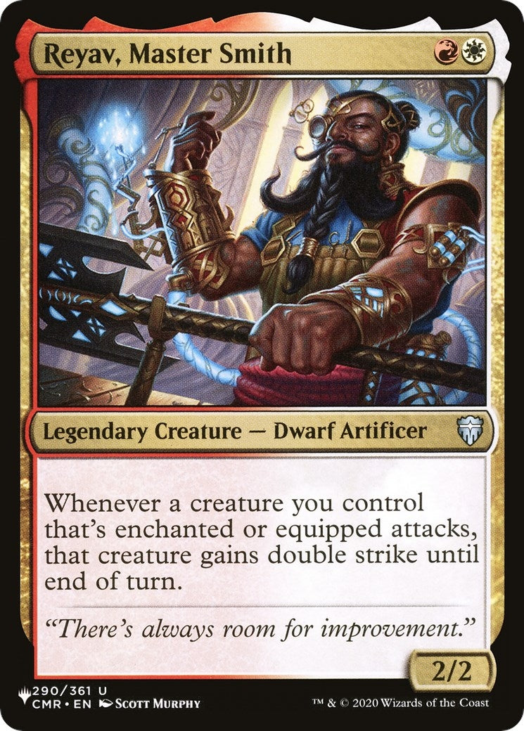 Image for Reyav, Master Smith (290/361) [The List Reprints] - Magic: The Gathering