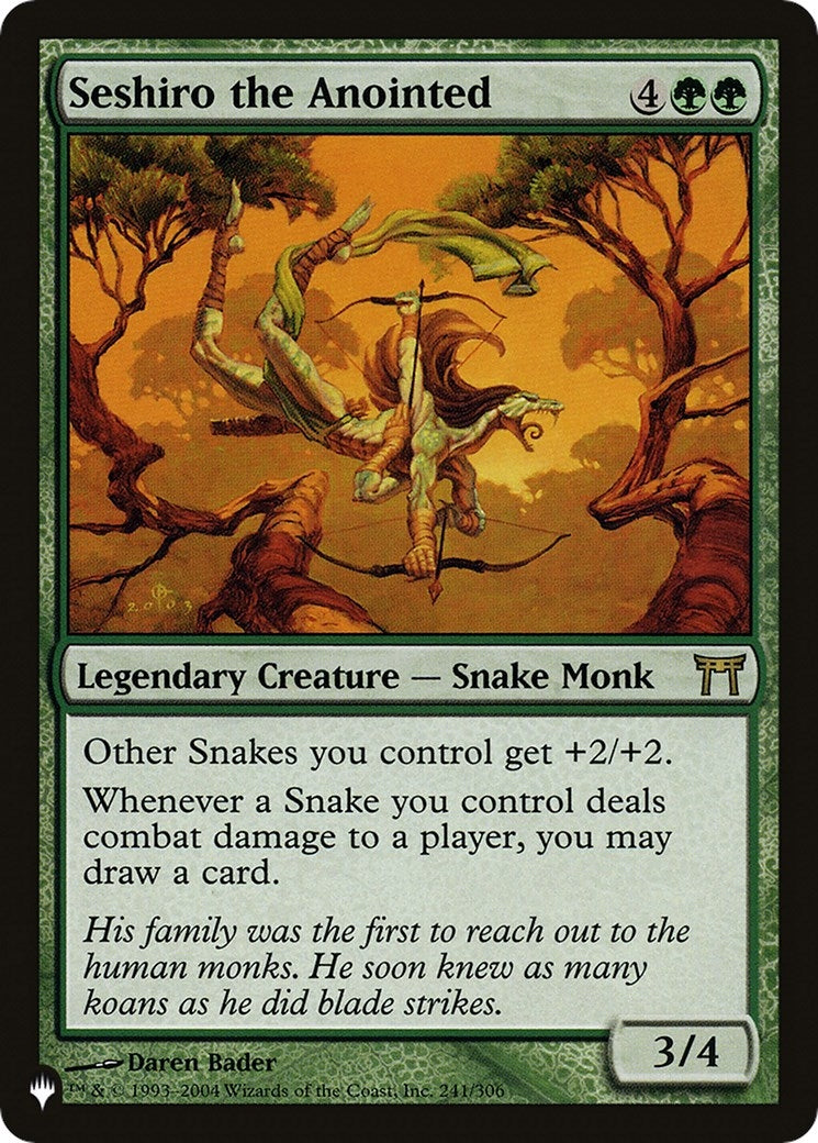 Image for Seshiro the Anointed (241/306) [The List Reprints] - Magic: The Gathering