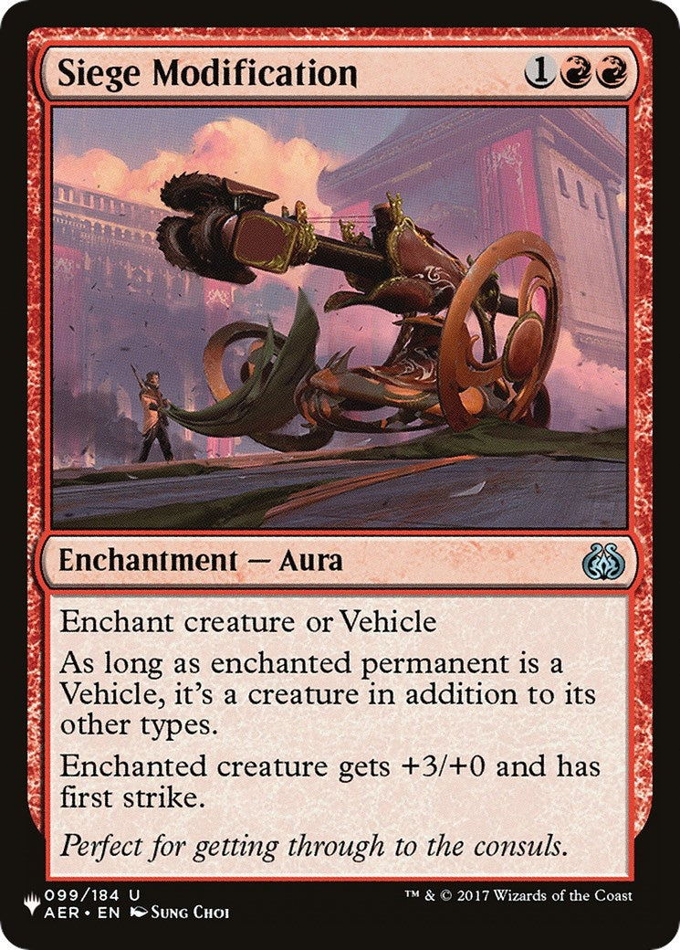Siege Modification (099/184) [The List Reprints]