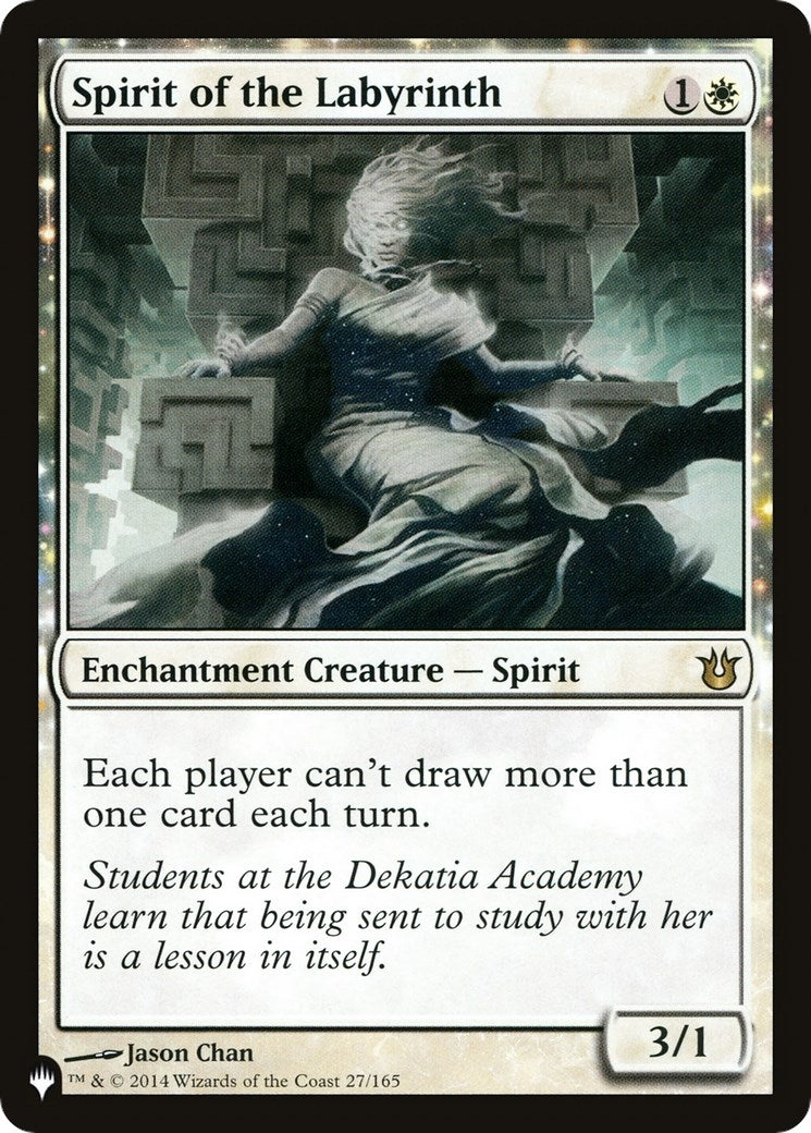 Image for Spirit of the Labyrinth (27/165) [The List Reprints] - Magic: The Gathering