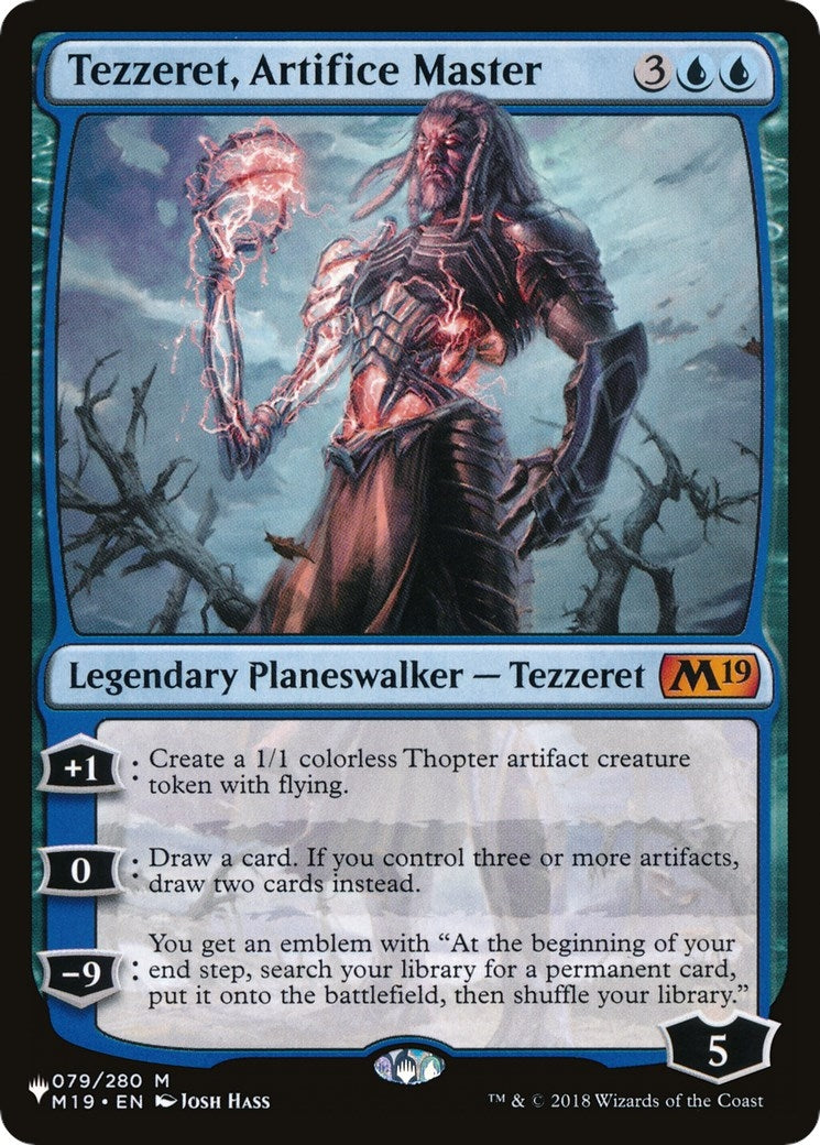 Image for Tezzeret, Artifice Master (079/280) [The List Reprints] - Magic: The Gathering