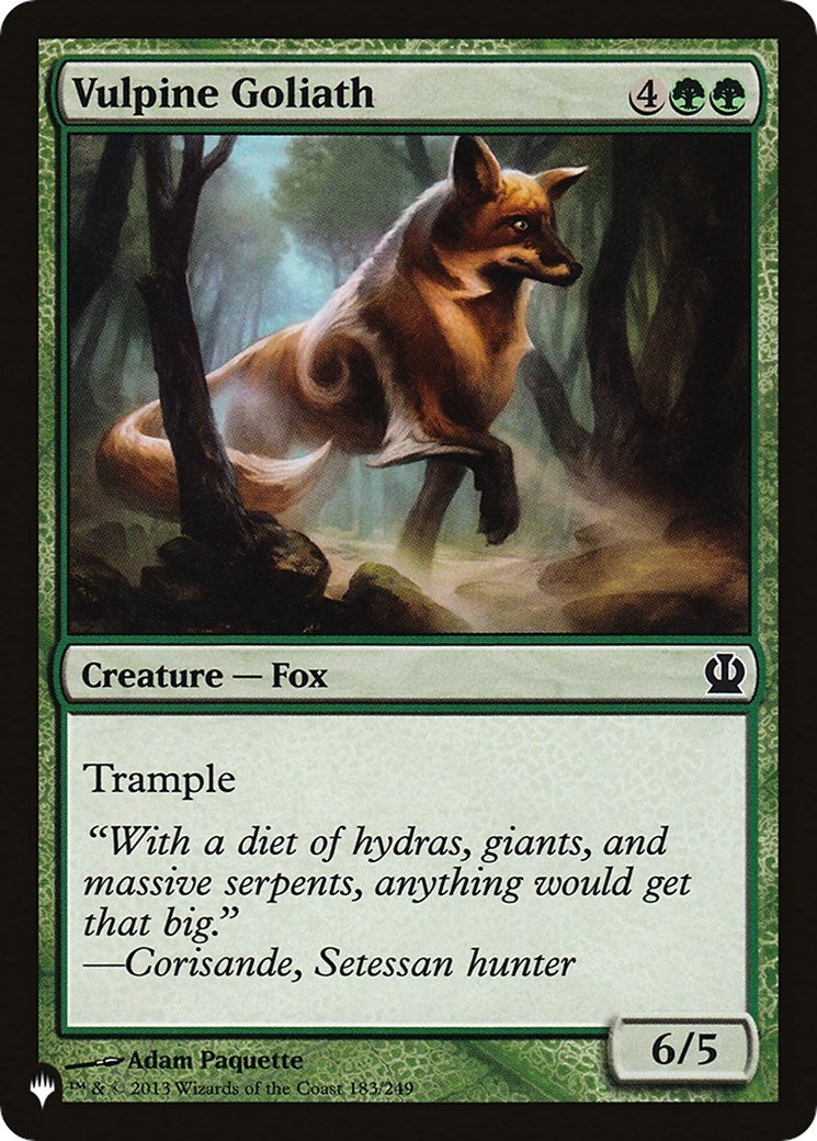 Vulpine Goliath (183/249) [The List Reprints]