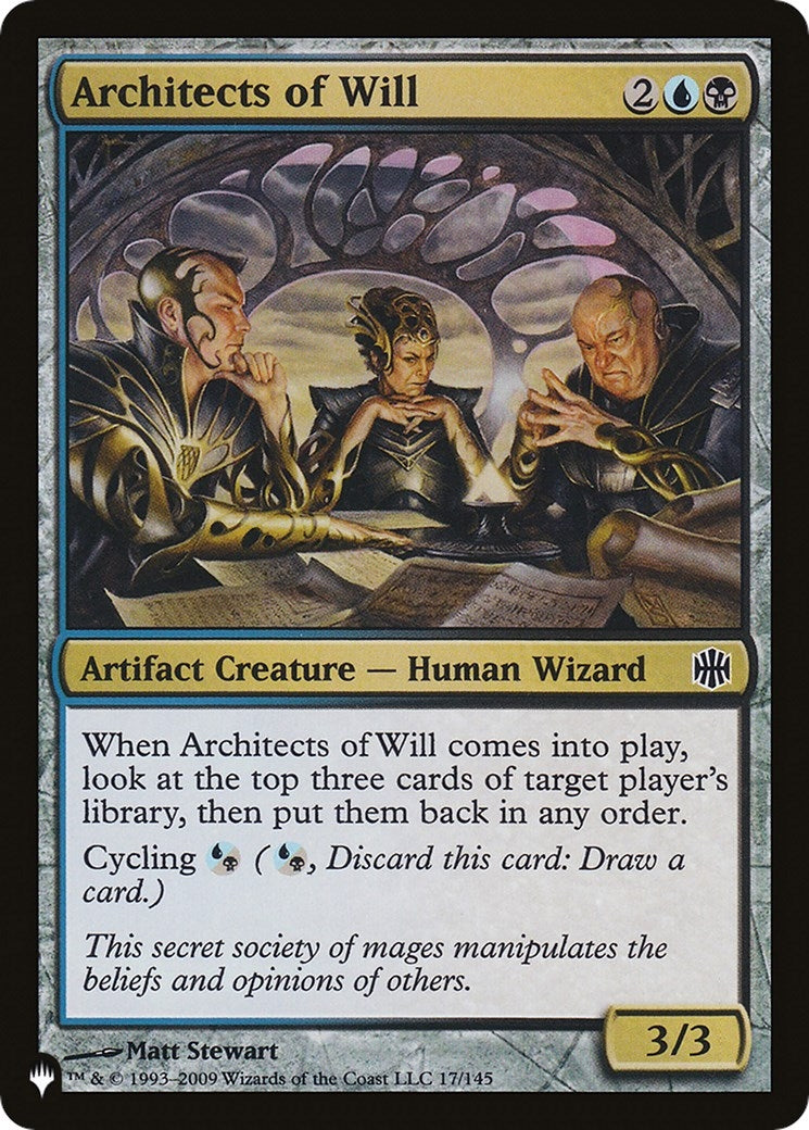 Image for Architects of Will (17/145) [The List Reprints] - Magic: The Gathering