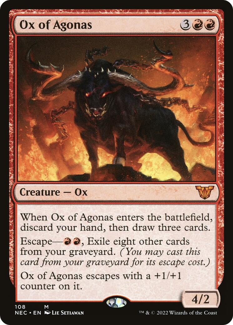 Image for Ox of Agonas (108) [Kamigawa: Neon Dynasty] - Magic: The Gathering