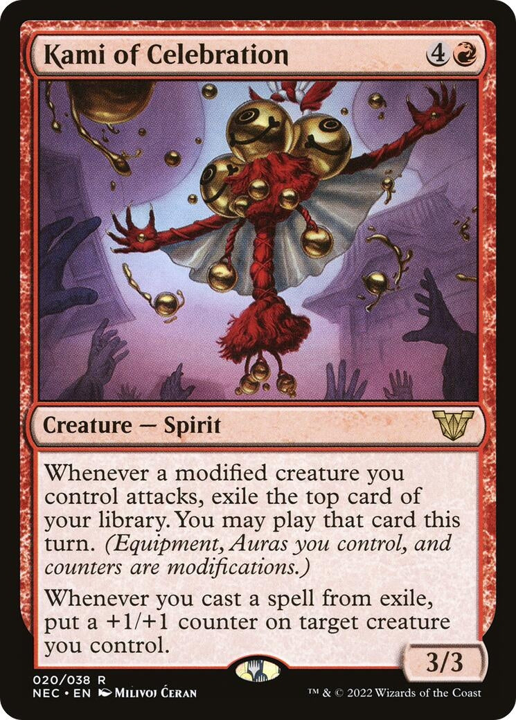 Image for Kami of Celebration (20) [Kamigawa: Neon Dynasty] - Magic: The Gathering