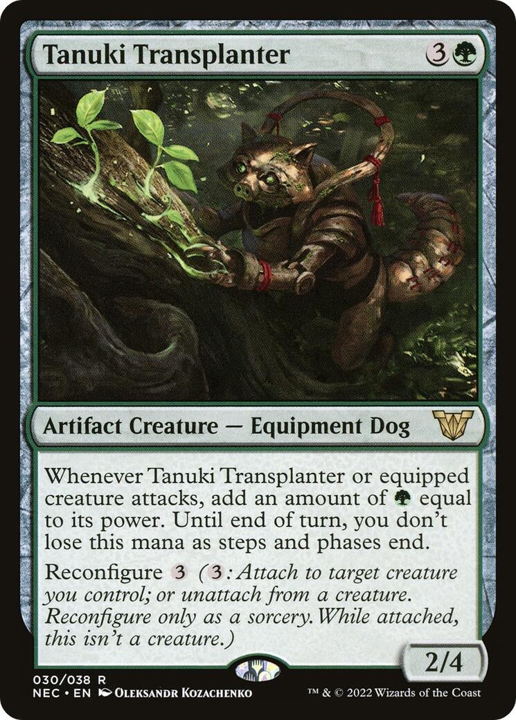 Image for Tanuki Transplanter (30) [Kamigawa: Neon Dynasty] - Magic: The Gathering