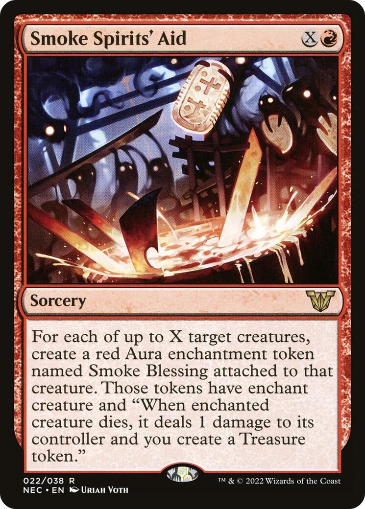 Image for Smoke Spirits' Aid (22) [Kamigawa: Neon Dynasty] - Magic: The Gathering