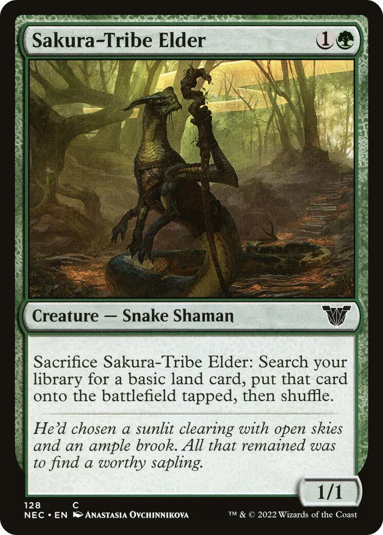 Image for Sakura-Tribe Elder (128) [Kamigawa: Neon Dynasty] - Magic: The Gathering