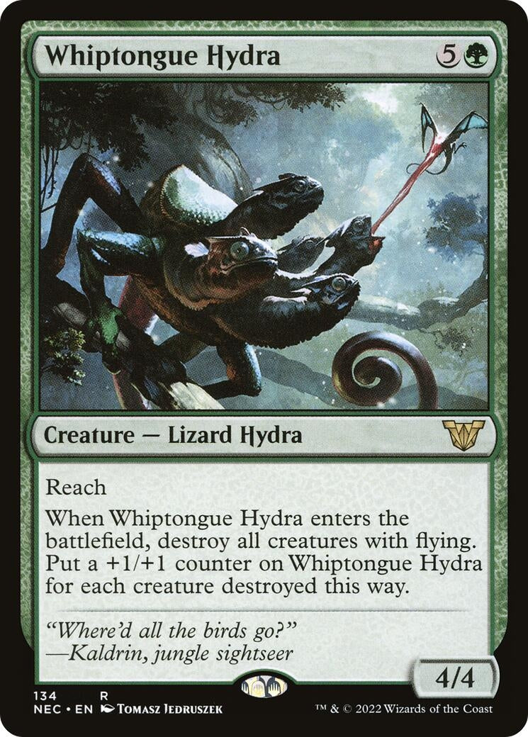 Image for Whiptongue Hydra (134) [Kamigawa: Neon Dynasty] - Magic: The Gathering