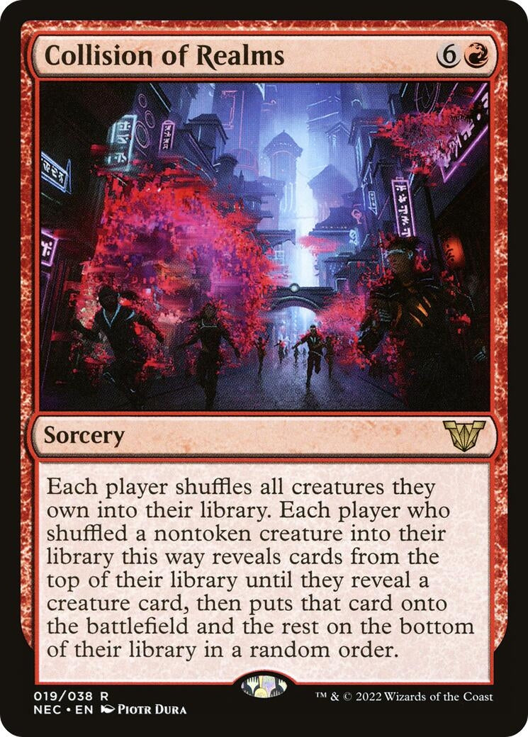 Image for Collision of Realms (19) [Kamigawa: Neon Dynasty] - Magic: The Gathering