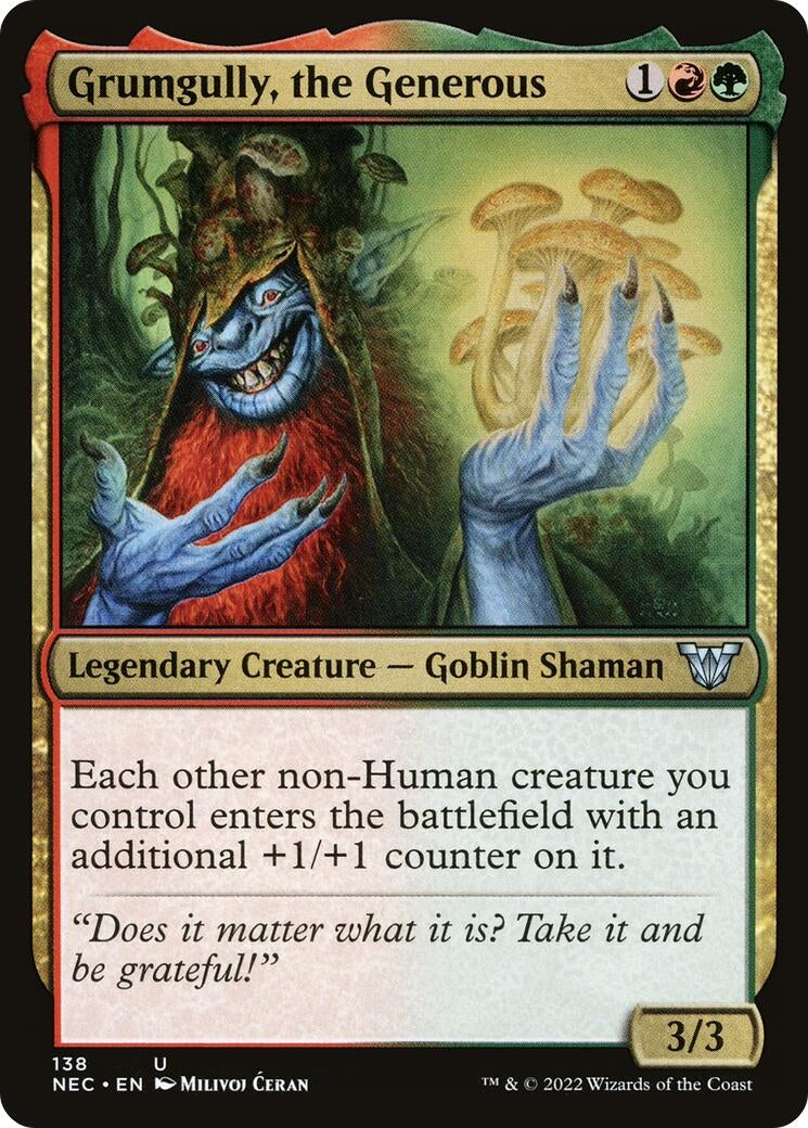 Image for Grumgully, the Generous (138) [Kamigawa: Neon Dynasty] - Magic: The Gathering