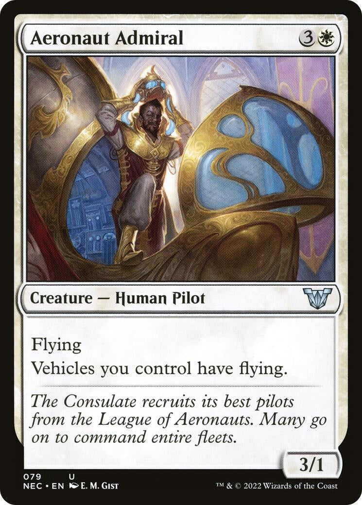 Image for Aeronaut Admiral (79) [Kamigawa: Neon Dynasty] - Magic: The Gathering