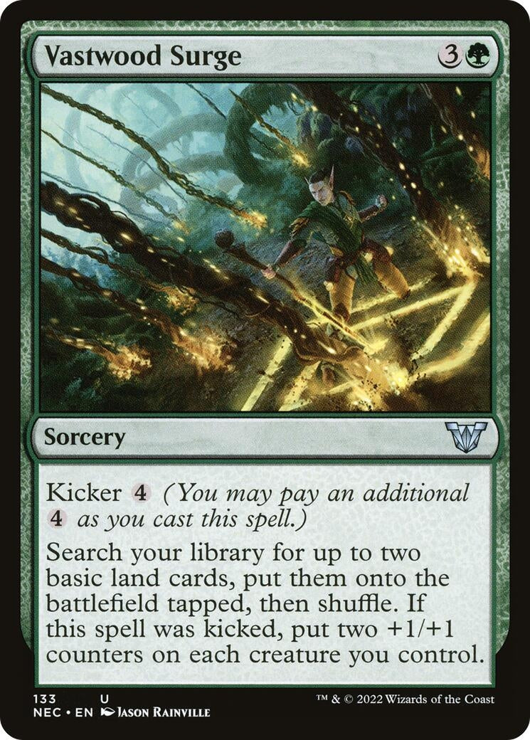 Image for Vastwood Surge (133) [Kamigawa: Neon Dynasty] - Magic: The Gathering