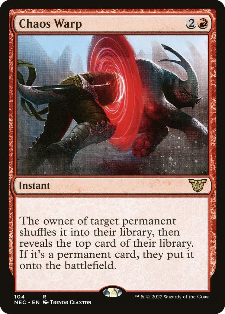 Image for Chaos Warp (104) [Kamigawa: Neon Dynasty] - Magic: The Gathering