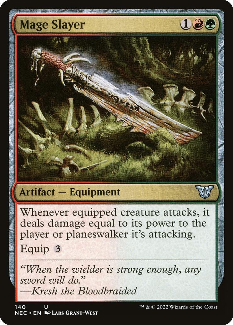 Image for Mage Slayer (140) [Kamigawa: Neon Dynasty] - Magic: The Gathering