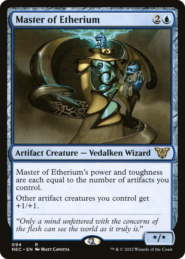 Image for Master of Etherium (94) [Kamigawa: Neon Dynasty] - Magic: The Gathering