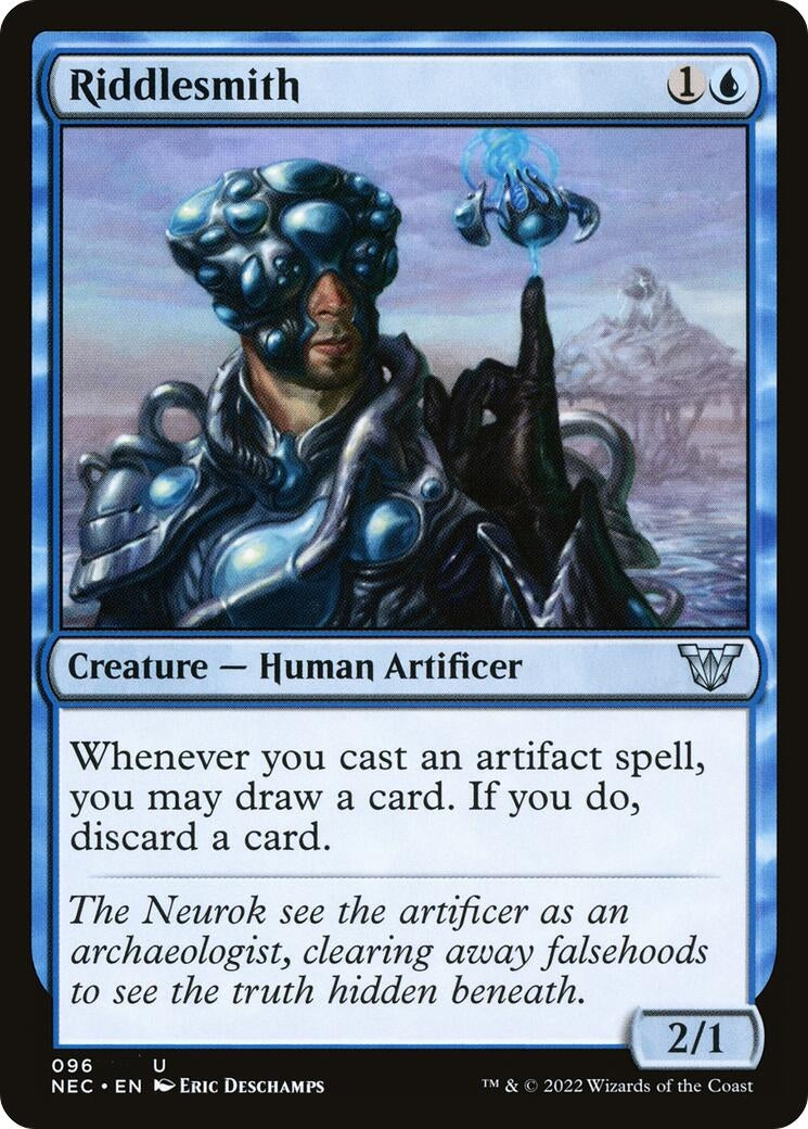 Image for Riddlesmith (96) [Kamigawa: Neon Dynasty] - Magic: The Gathering