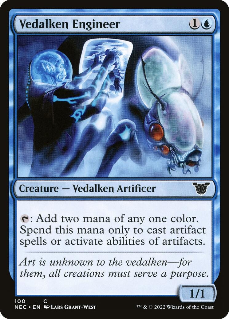 Image for Vedalken Engineer (100) [Kamigawa: Neon Dynasty] - Magic: The Gathering